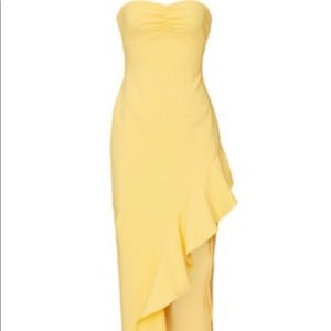 Likely Yellow Dress Retail $378